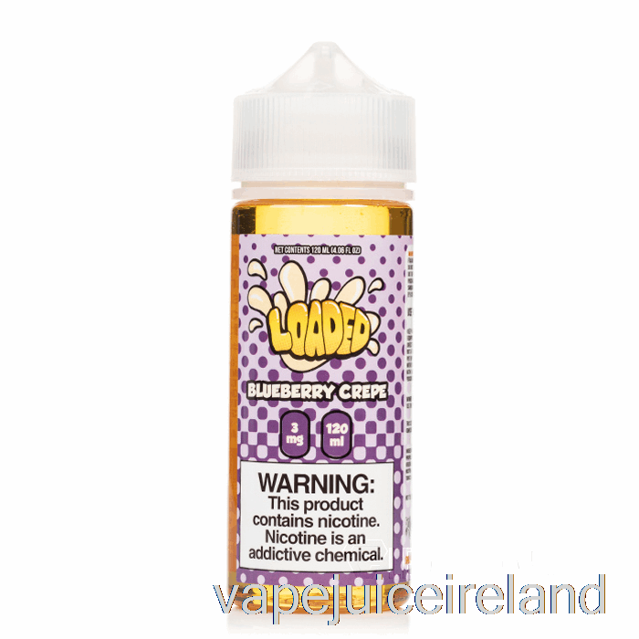 Vape Juice Blueberry Crepe - Loaded E-Liquid - Ruthless Vapors - 120mL 3mg